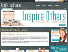 Tablet Screenshot of inspiringvoices.com